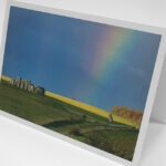 Greetings Card - 'Stonehenge at the end of the Rainbow'