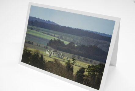 Greetings Card - 'Distant Stonehenge'