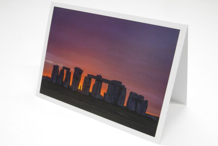 Greetings Card 'Stonehenge Vivid'