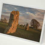 Greetings Card 'Avebury Stone Glow'