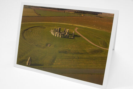 Greetings Card - 'Daytime Stonehenge from Above'