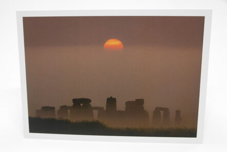 Greetings Card - 'Sunrise over Misty Stonehenge' - Image 2