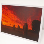 Greetings Card - 'Avebury Inner Circle Sunrise'
