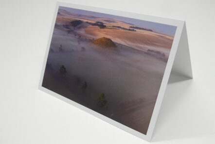 Greetings Card - 'Silbury Hill in the Morning Mists'