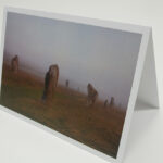 Greetings Card - 'West Kennet Avenue Stones in the Mist'