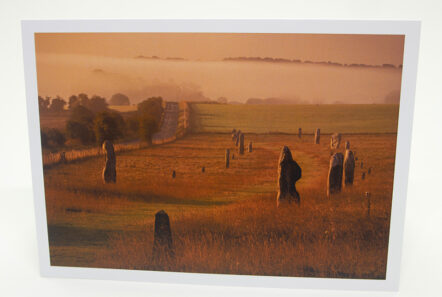 Greetings Card - 'The West Kennet Avenue at Dawn' - Image 2