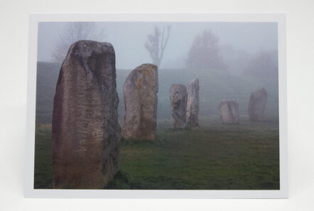 Greetings Card - 'Avebury Outer Circle Misty Dawn' - Image 2