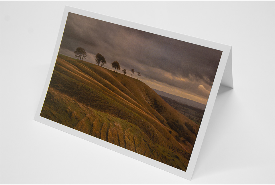 Greetings Card 'Olivers Castle'