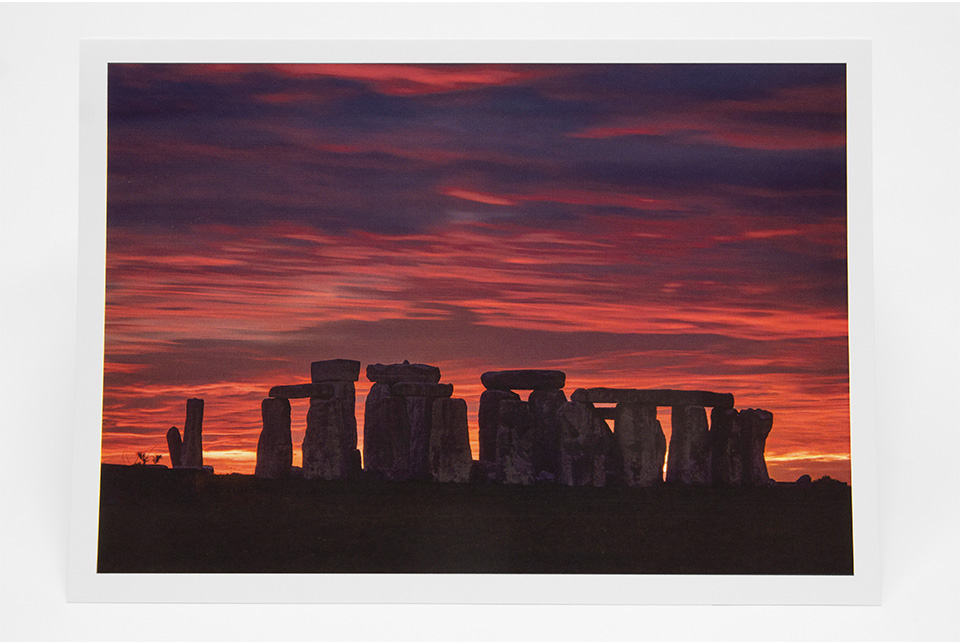 Greetings Card - 'Stonehenge Sunset (29 Sep25) - Image 2