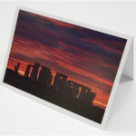 Greetings Card - 'Stonehenge Sunset (29 Sep25)