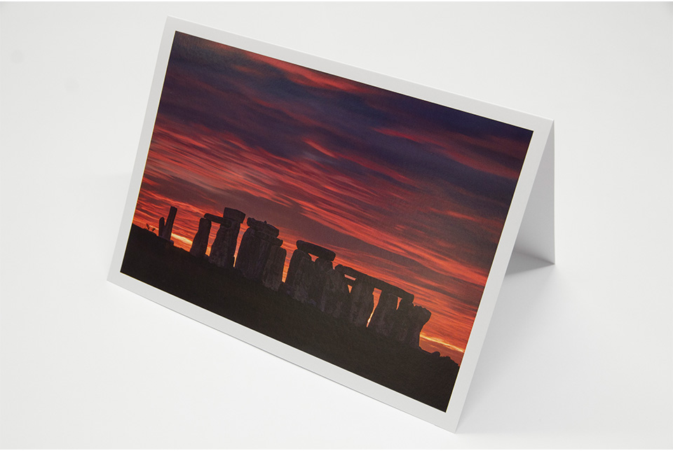 Greetings Card - 'Stonehenge Sunset (29 Sep25)